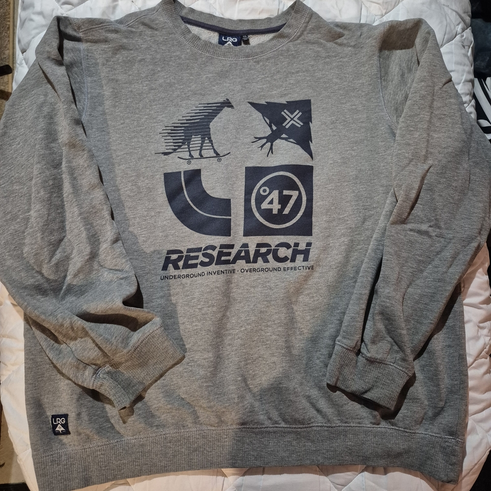 LRG Gray Crewneck Men's Sweater